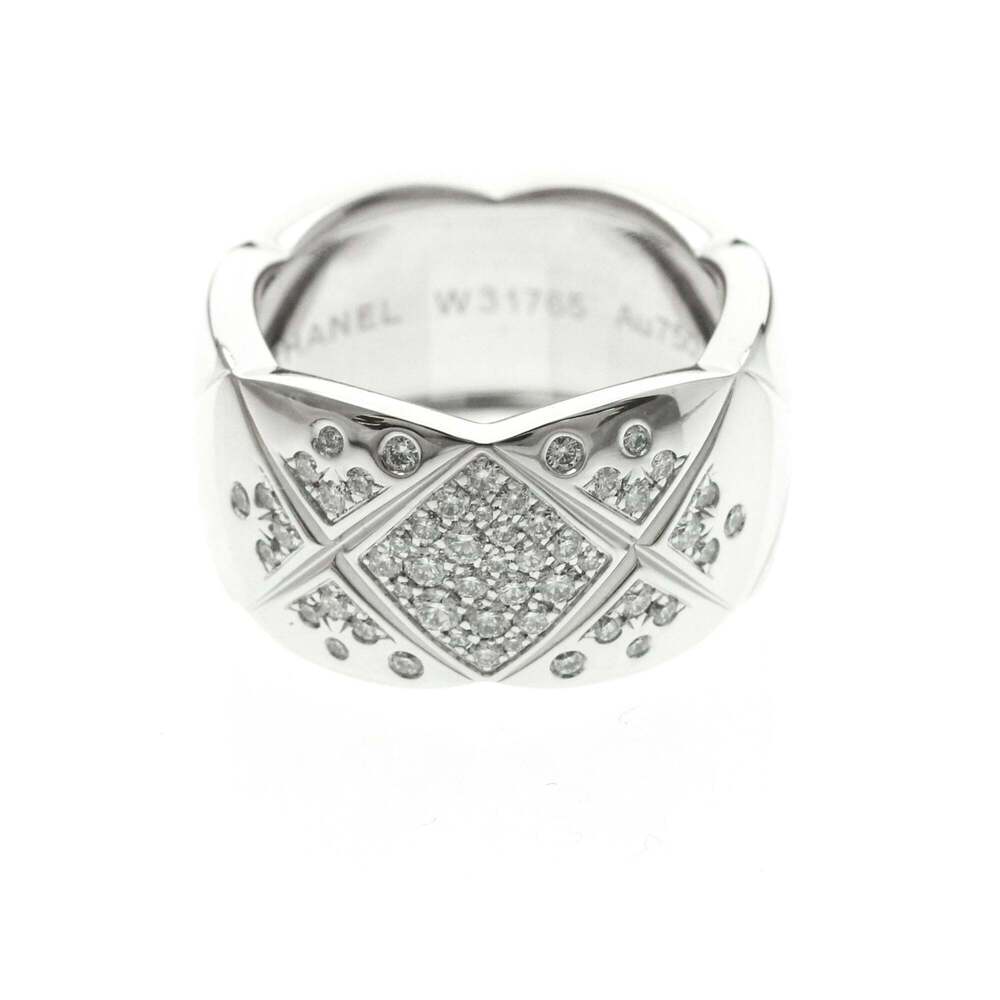 Chanel Coco Crush Ring Large Model Diamond White Gold (18K) Fashion Diamond B...